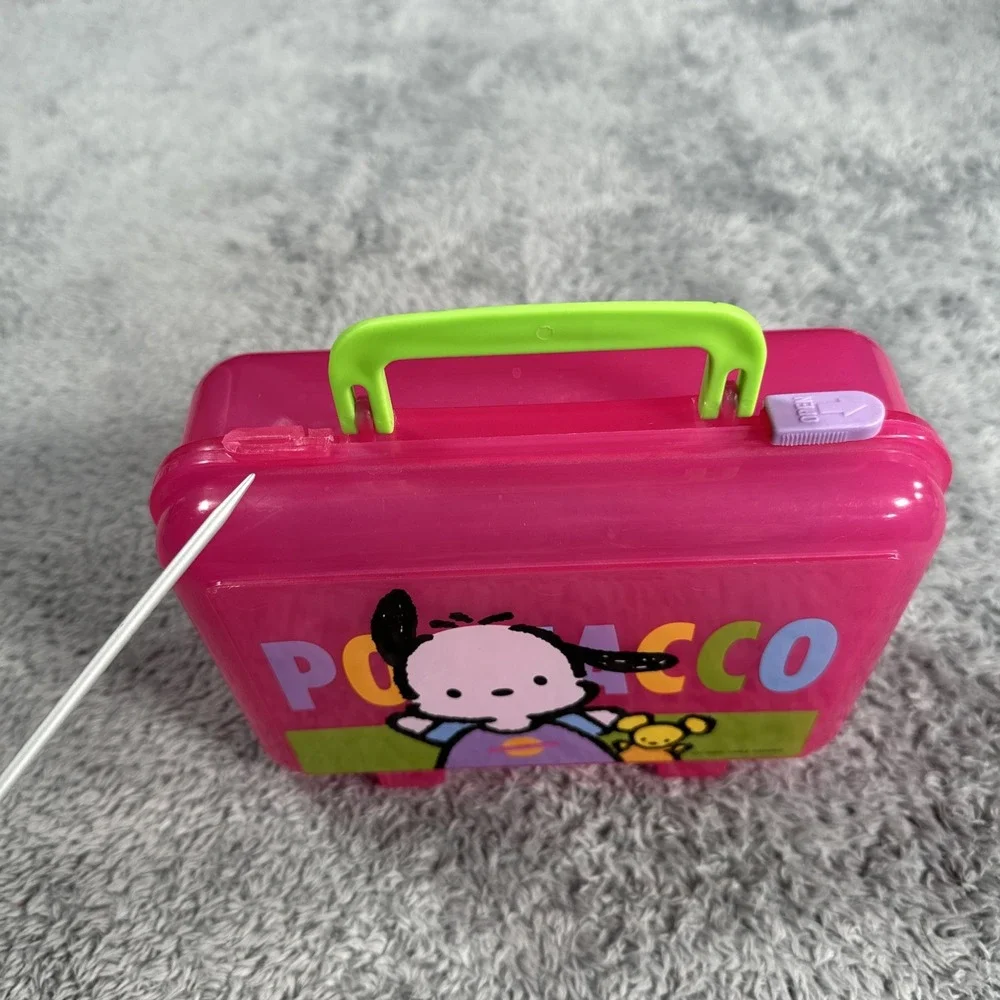 VTG Official Sanrio 1994 Hello Kitty Japan Plastic Case Pencil Lunch Box Arts